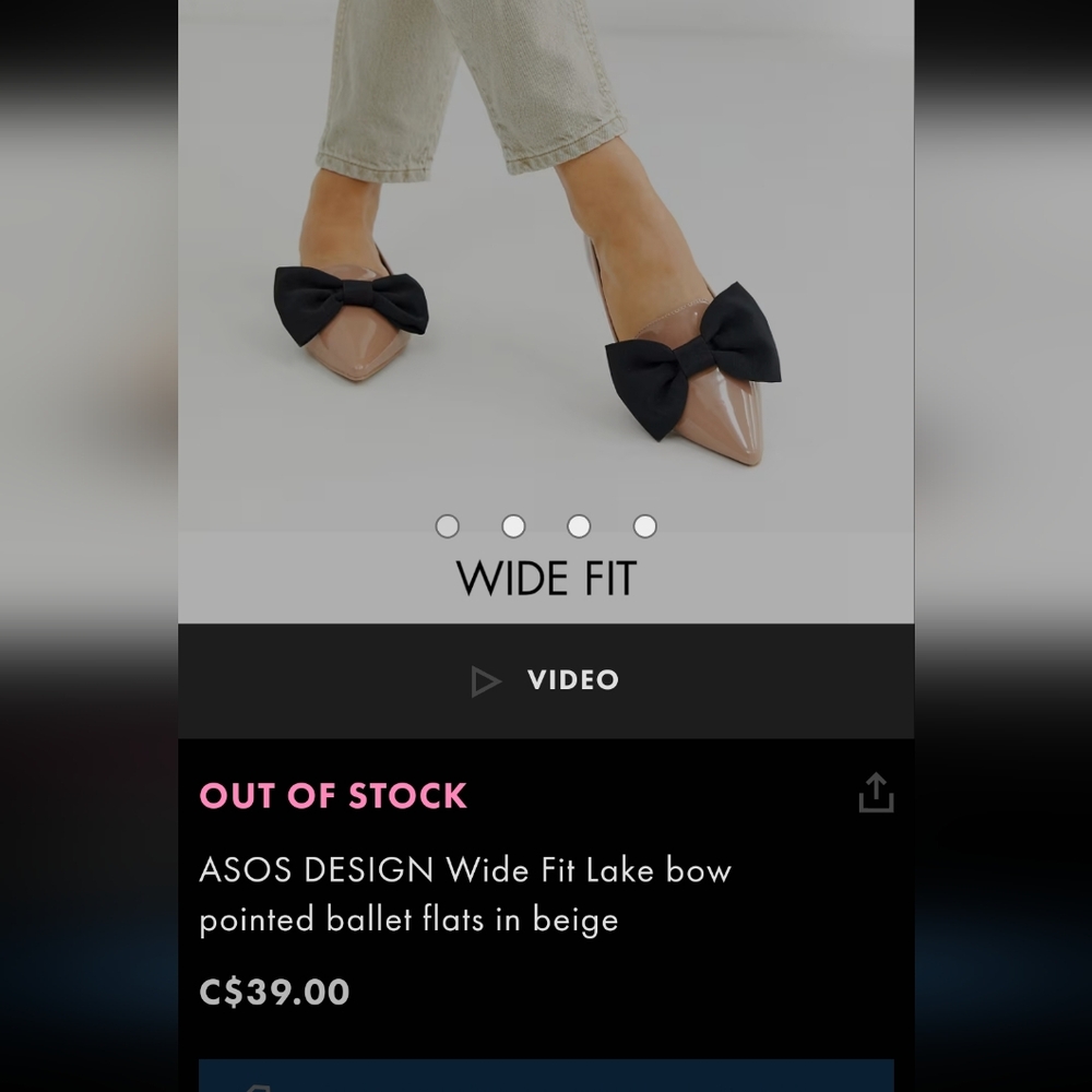 Asos ballet flats